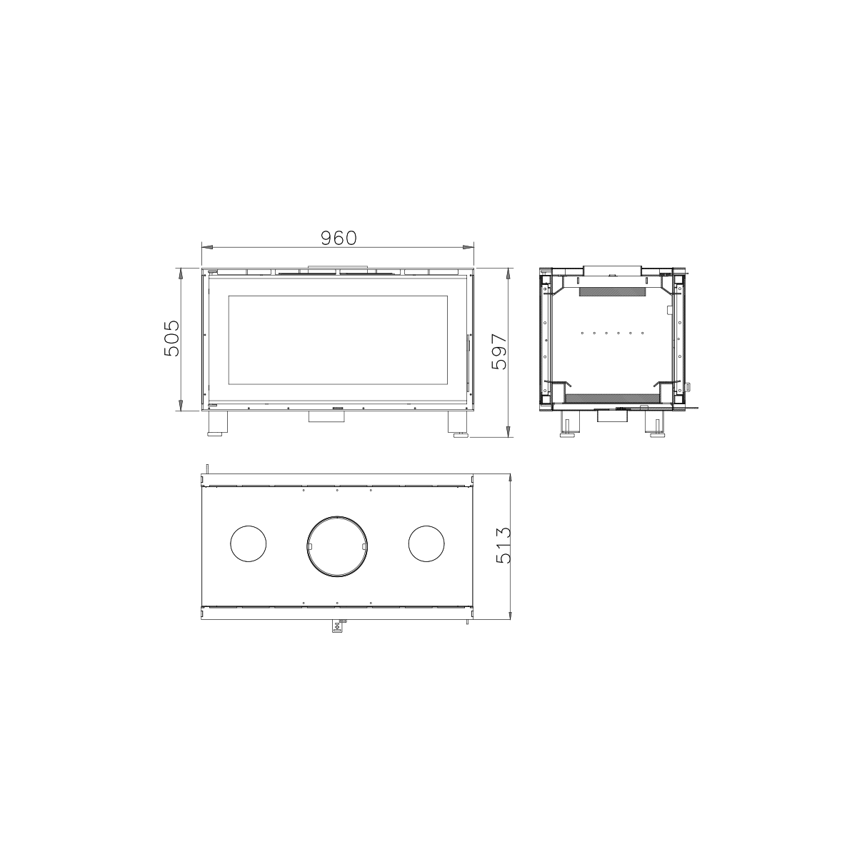 Recuperador Design 1000 Ar Dupla face